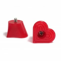 Grindstone Skate Society Toe Stops GrindStone Heart Stopper Bolt On