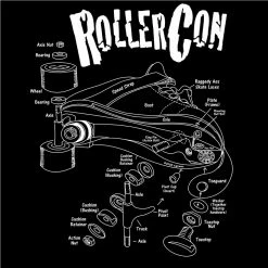 RollerCon Skate Diagram Long Sleeve Tee