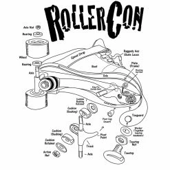RollerCon Skate Diagram Long Sleeve Tee