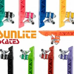 Sin City Skates Sunlite Plates Complete With 8mm Trucks Skate Parts