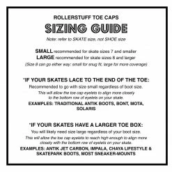 Rollerstuff Glitter Suede Toe Caps Accessories