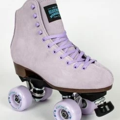 Sin City Skates Limited Edition Lavender Suede Boardwalk Skate.