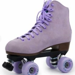 Sin City Skates Limited Edition Lavender Suede Boardwalk Skate.