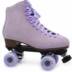 Sin City Skates Limited Edition Lavender Suede Boardwalk Skate.